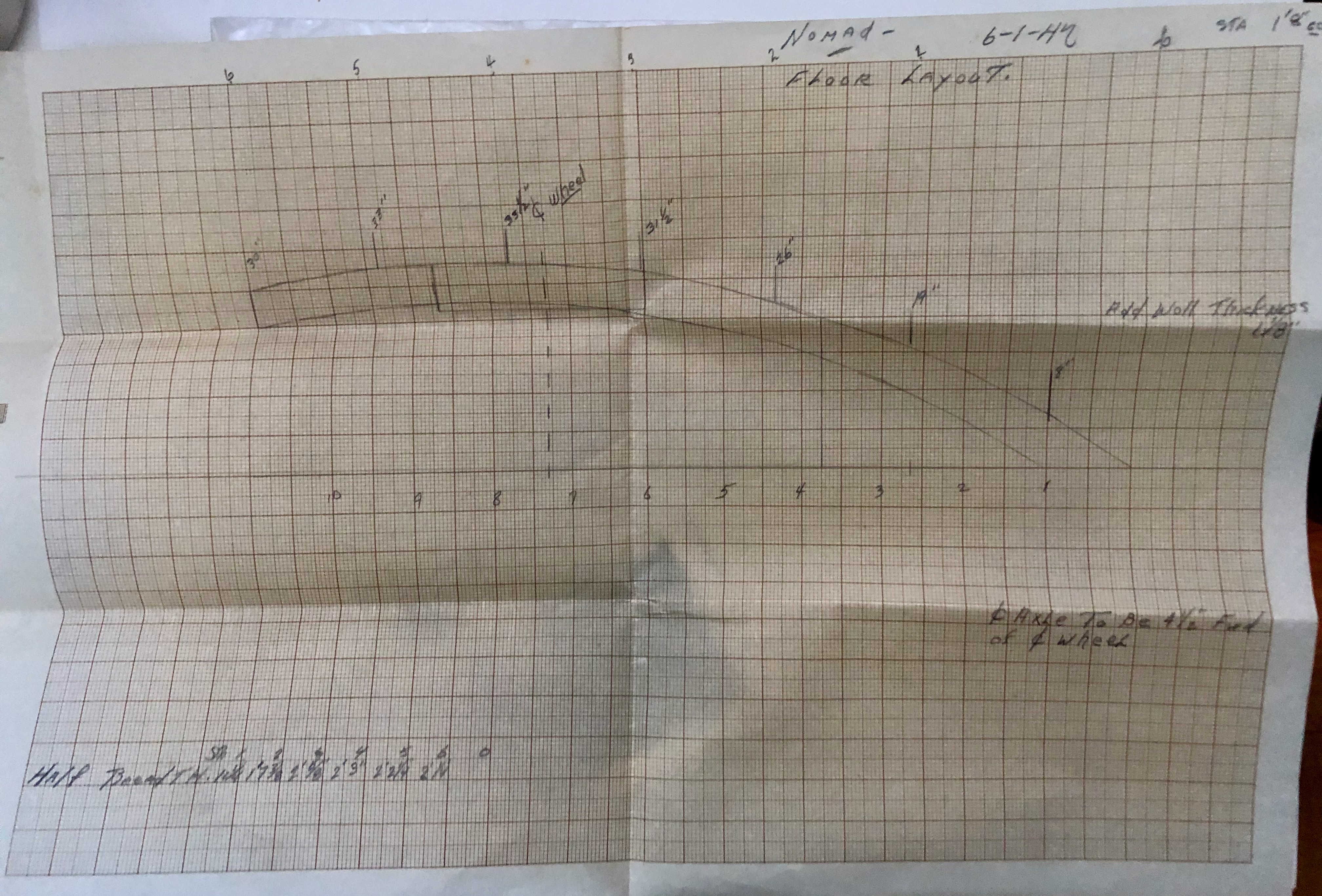 H & T floor plan 6-1-1947 nomad