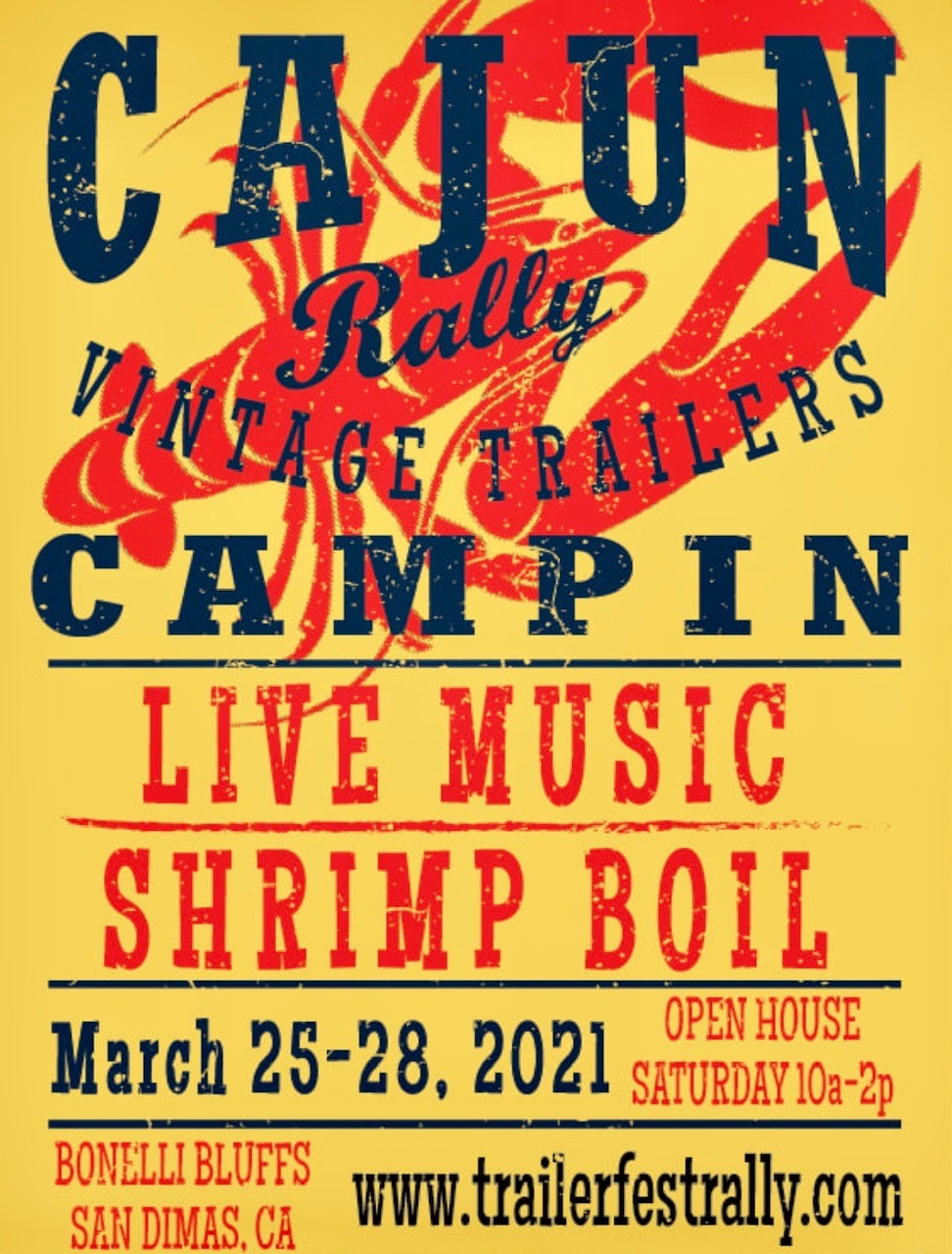 CAJUN VINTAGE TRAILERS CAMPIN flyer