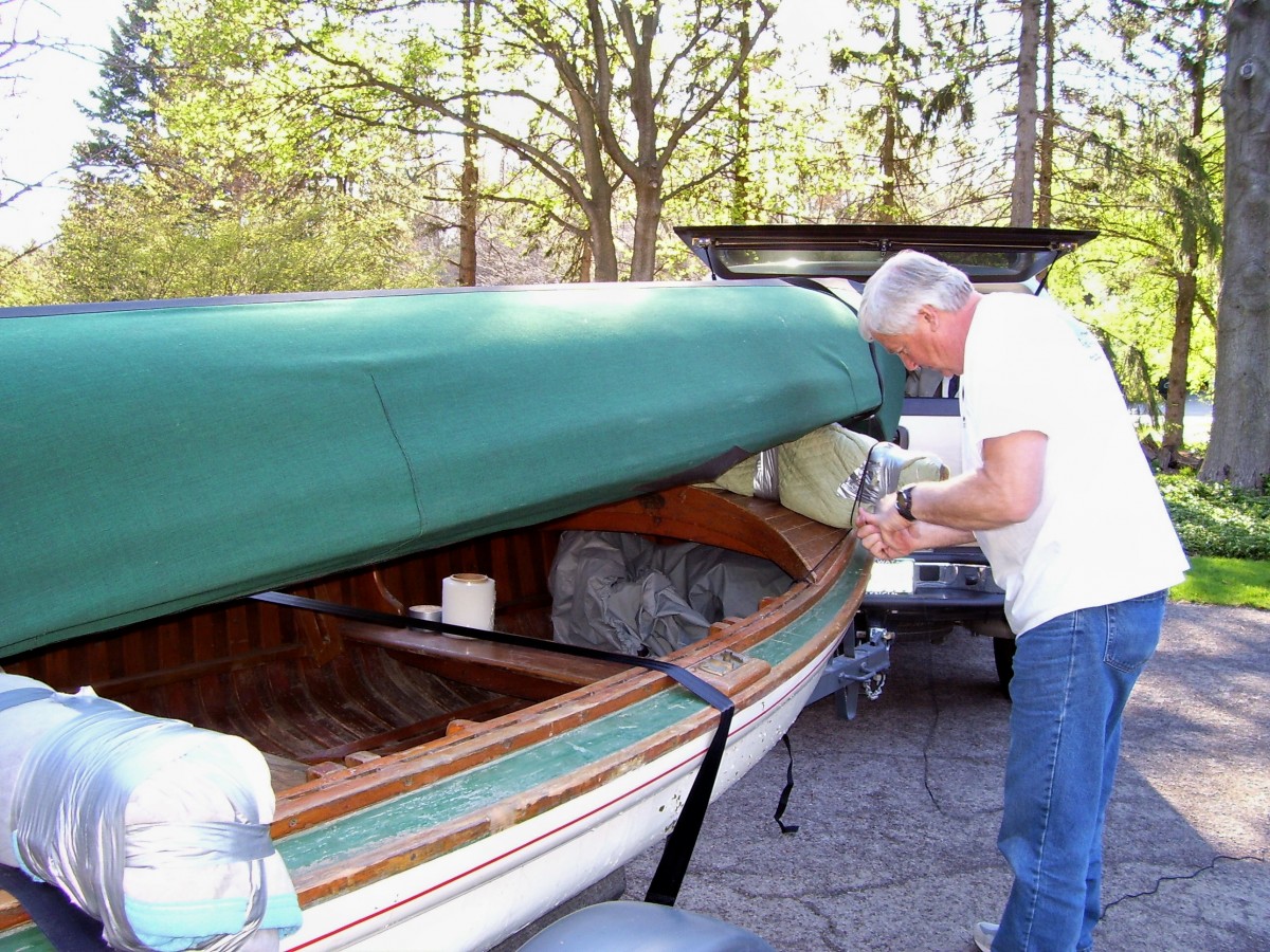 loading parts canoe