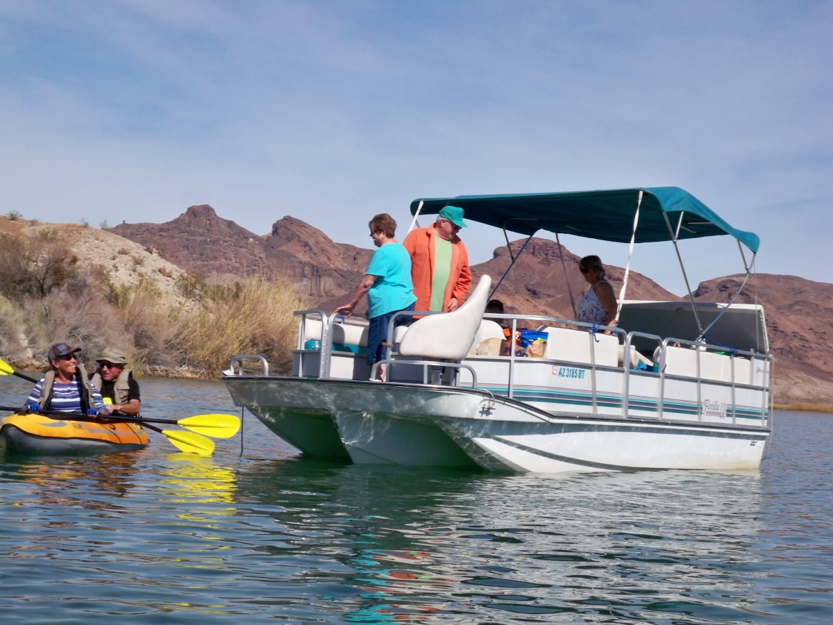 pontoon boat towing