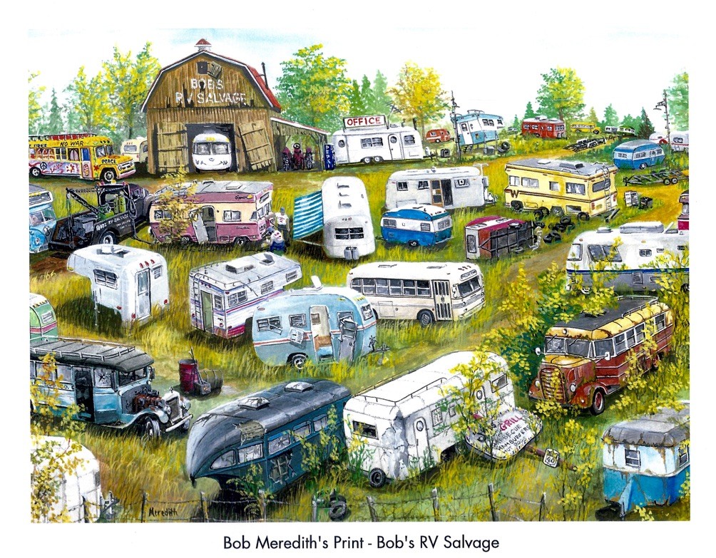 Bob Meredith's Print - Bob's RV Salvage