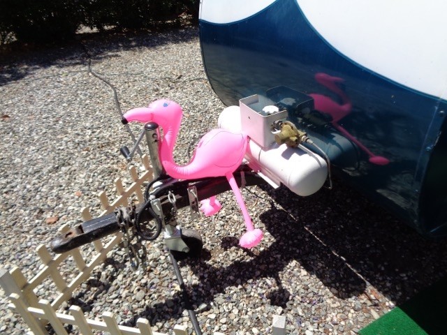 Pink Flamingo Mascot