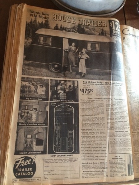 Frank's 1937 Montgomery Ward Catalogue