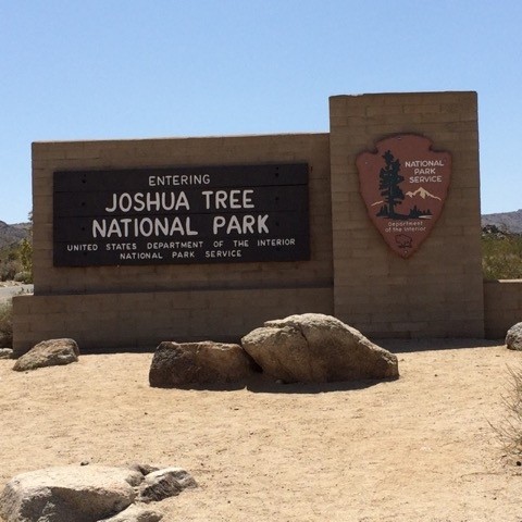 Entering Joshua Tree National Park