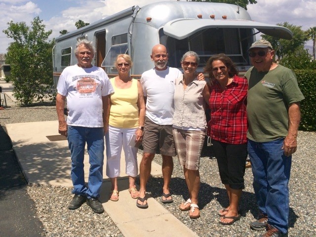 Friends Reunion From the Daytona Beach Speedway Vintage Trailer VIllage Rally