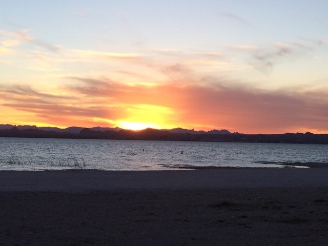 The beautiful sunsets at Lake Havasu