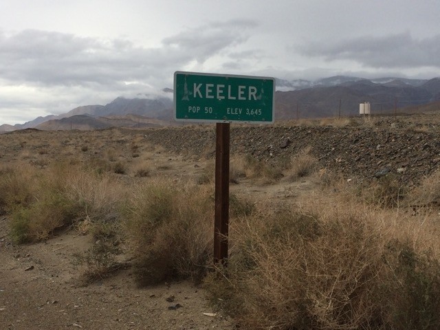 Small town of Keeler visit