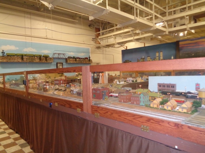 Fun to watch the trains go round and round...