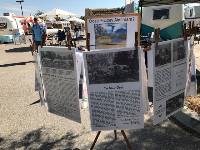 1936 Airstream Silver Cloud information posters