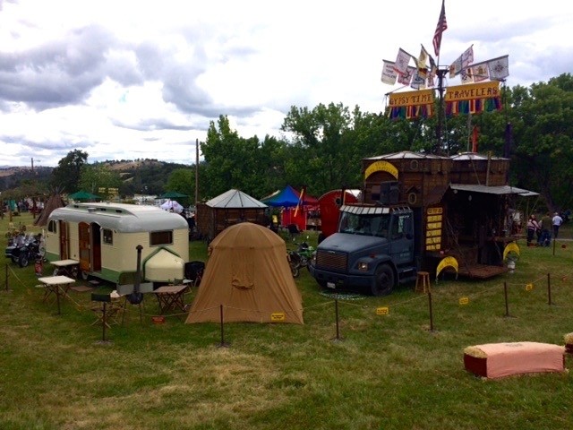 vintage tent at Calaveras County Fair