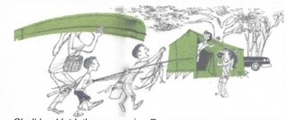 1960 Shell Booklet, Let's Go Camping, Illustration