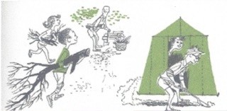 1960 Shell Booklet, Let's Go Camping, Illustration