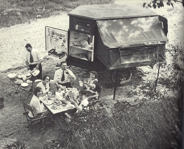 1921 Glenn Curtiss's Tent Trailer