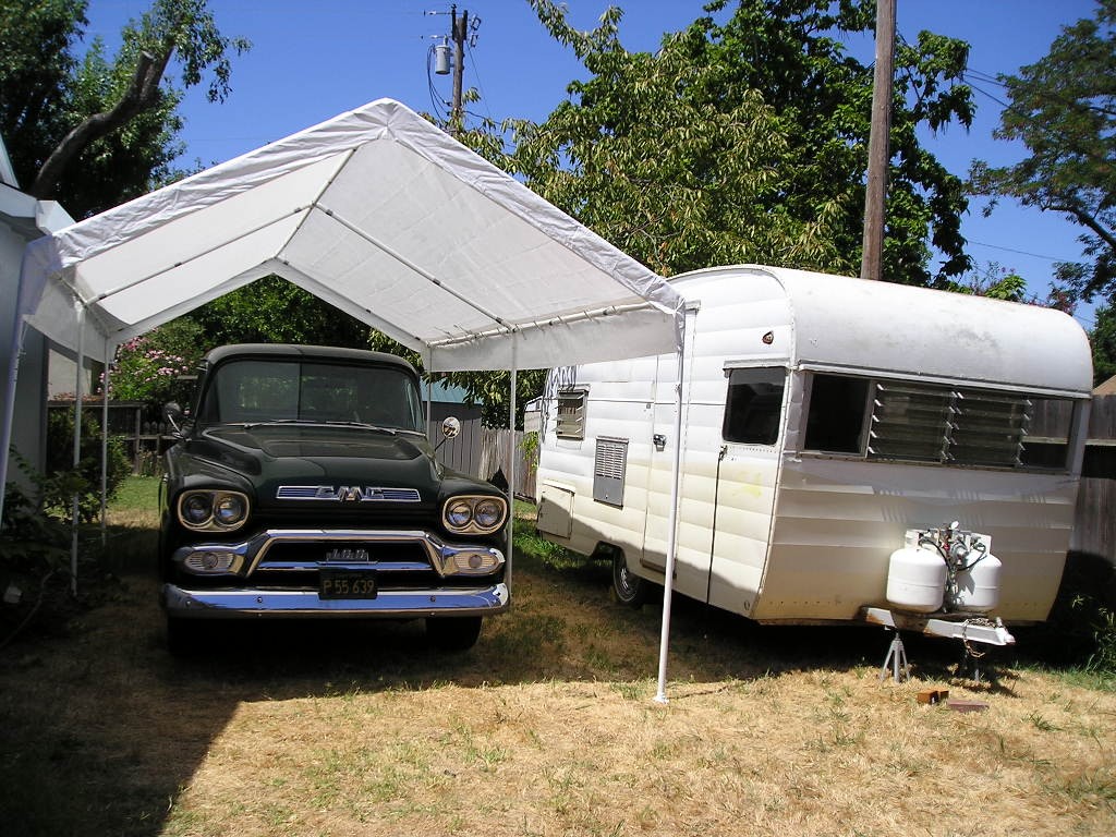 1959 GMC and 1960 Shasta Airflyte