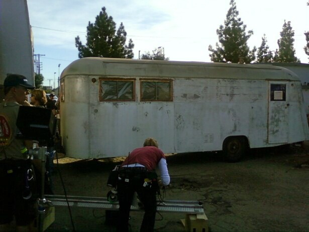 1947 WESTCRAFT
"on the set of
the 'Southland' TV series"
Andrew Broomhead & Mary Bourke
Sylmar, California