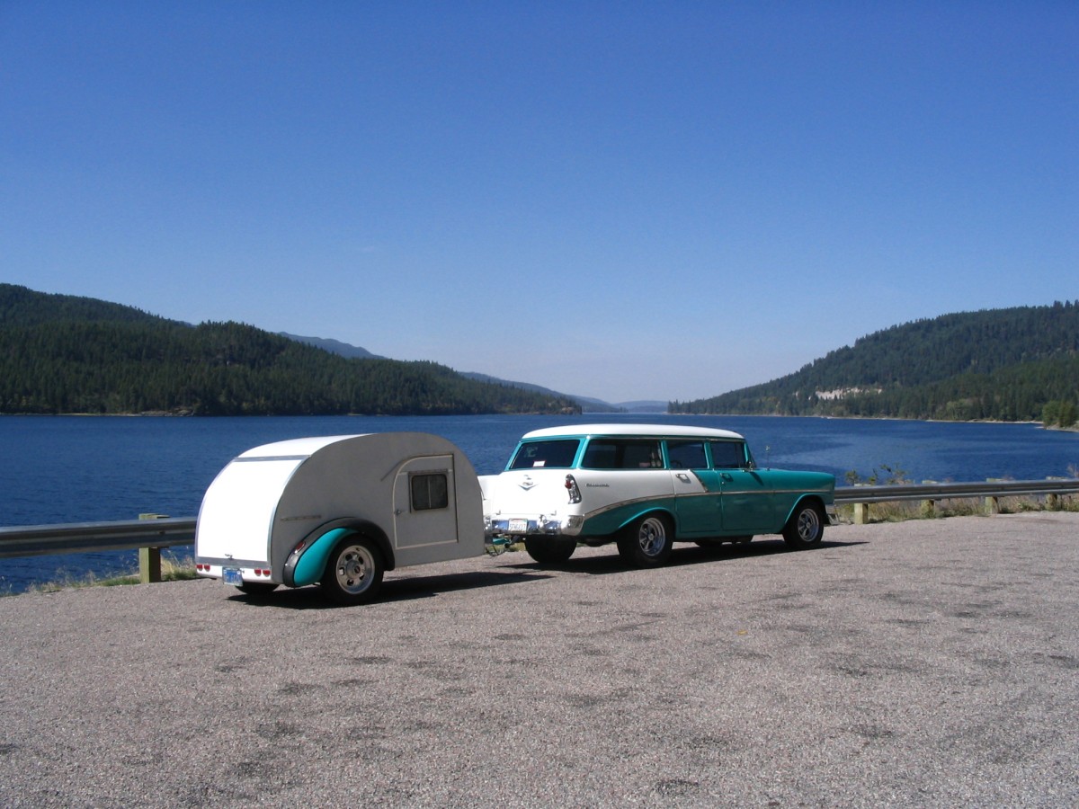 1996 HOMEMADE TEARDROP
1956 Chevrolet 210
Mike & Betsy Nagel
Frazier Park, California