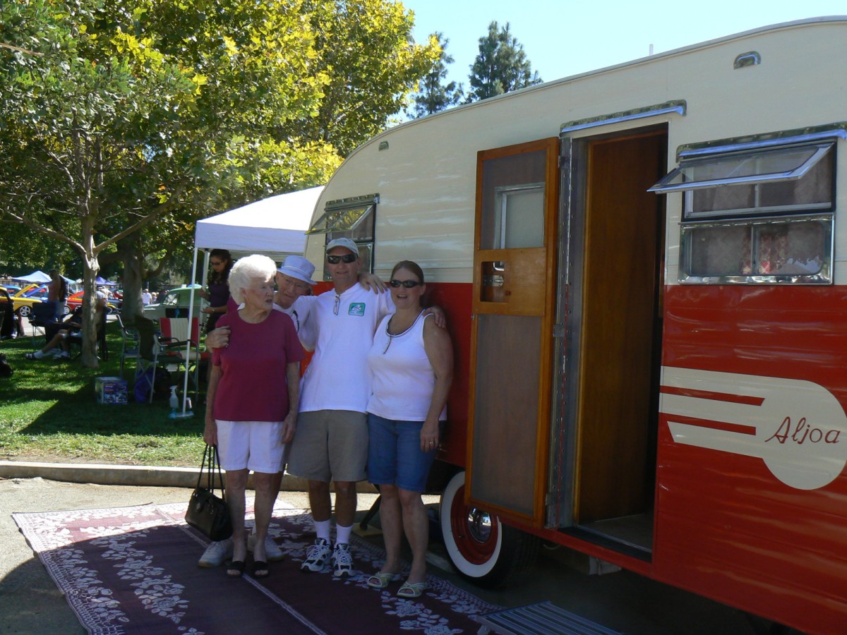 1955 ALJOA
This trailer was purchased by Karen's parents, Marshall and Opal Neaves, when she was two years old...