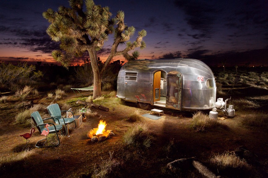 
1948 AIRSTREAM TRAILWIND
Doug, Esther &amp; Sharon Hall
Victorville, California 
[photo by Eric Curry] 