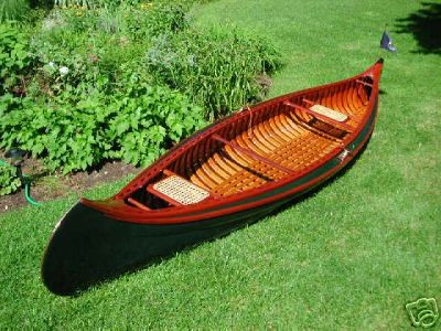 1930 Old Town Canvas & wood canoeGrade AA; model HWMike & KayCalifornia