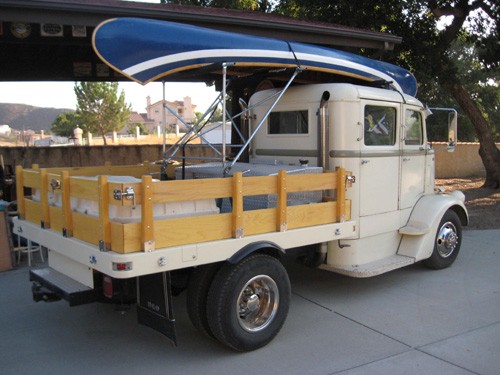 1938 REO transportation for the 1917 canoe