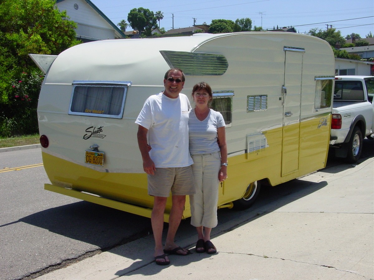1958 Shasta Airflyte
w/ Wings
Craig & Judy Carlson
Spring Valley, California