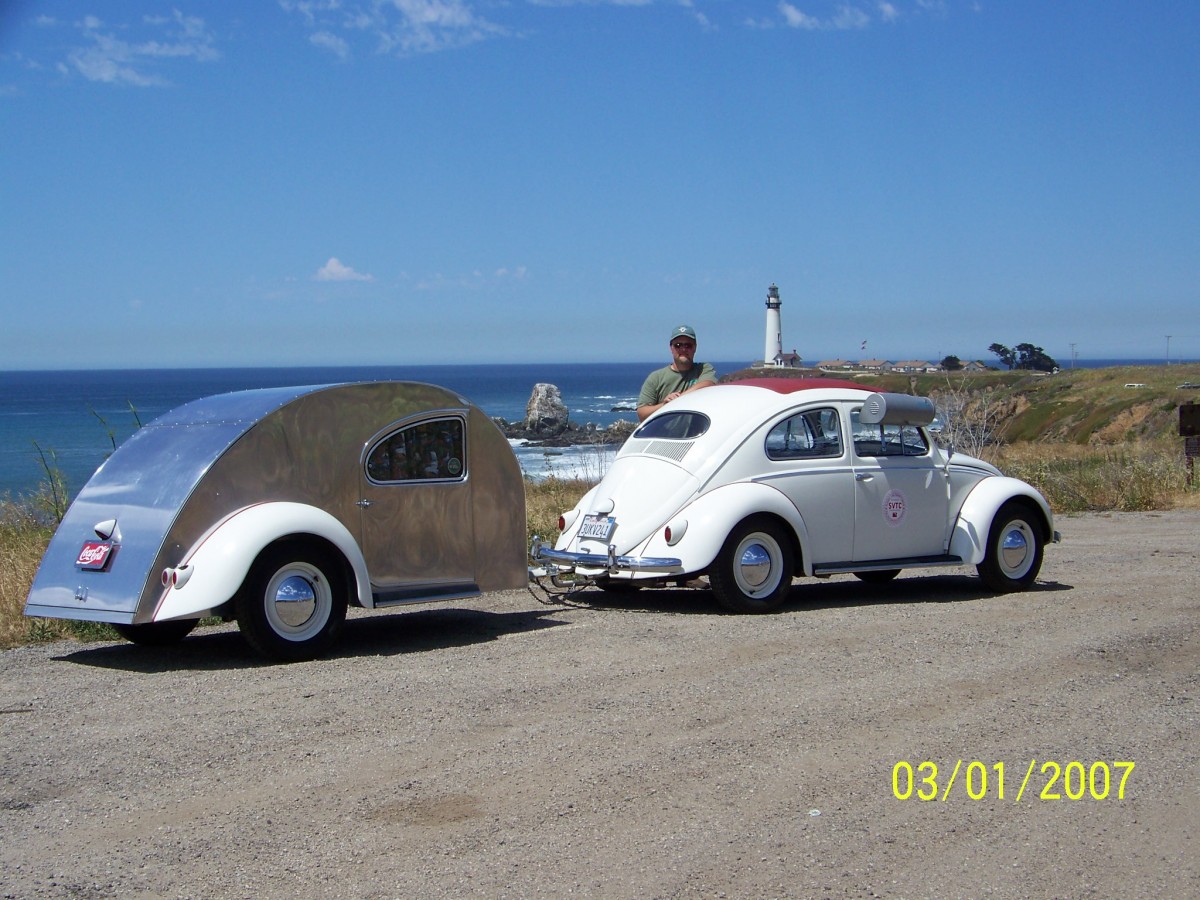 "Half Moon Bay"
1947-Style Teardrop
1957 Volkswagon
John & Debra Drake
Ventura, California
