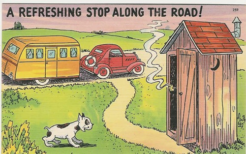 c.
Takes one cent stamp
A REFRESHING STOP ALONG THE ROAD!
259; 69252
(Made in U.S.A.)