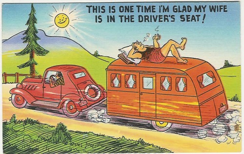 c.
THIS IS ONE TIME I'M GLAD MY WIFE IS IN THE DRIVER'S SEAT!
66022
(Nycecolor Comics,PA.)