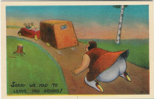 c.
SORRY WE HAD TO LEAVE YOU BEHIND!
271; 1485-12-DES.
(Made in USA)