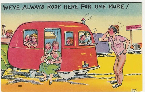 c.
"We've always room for one more!"
101; signed by Walt Munson
(A "Colourpicture" Publication, Mass.)