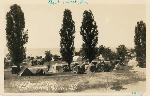 
c. 1932
Handwritten on pc 1934
State Tourist Park
East Tawa, Michigan 