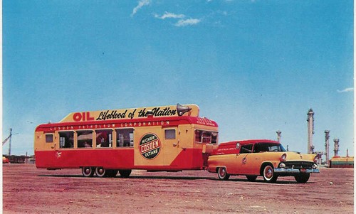 
c. mid-1950's
Oil Lifeblood of the Nation
Traveling display
Trailer 35 ft.; 10 ft. height
'55 Ford
92846 (Dexter Press, Inc., N.Y.) 