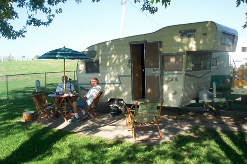 
Enjoying the shade . . . 