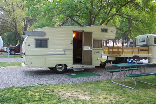 
Chuck &amp; Toni's
1961 Shasta
KOA Campground
Richfield, Utah
 