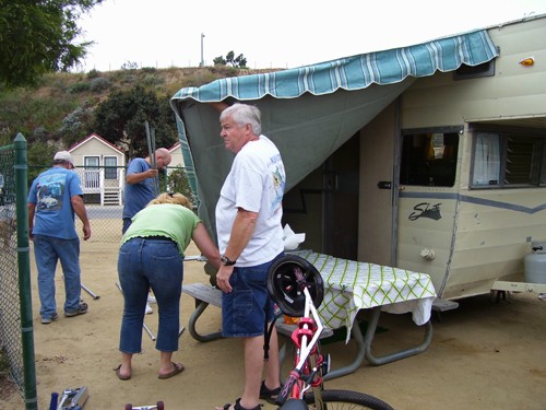 
Awning time. 