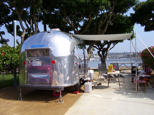 Airstream by the bay . . .