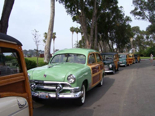 
... and more beautifully restored woodies to view. 