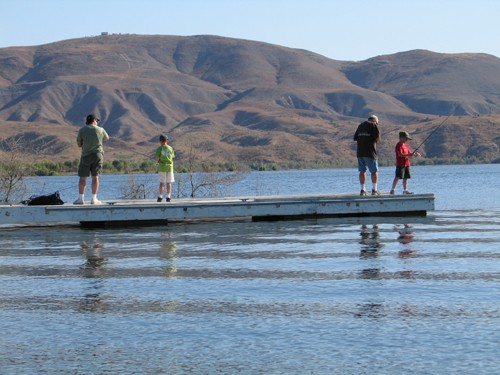 
Father, sons &amp; grandfather fishing time. 