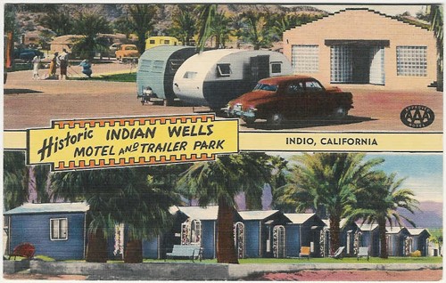 
c.
Two cent stamp
Historic Indian Wells Motel and Trailer Park
Indio, California
K3597(A "Colourpicture" Publication, Mass.) 