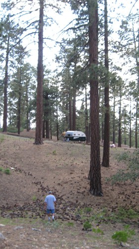 
Hiking to see the trailers is a large part of the fun 