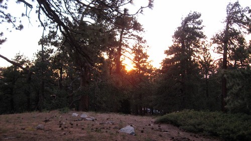 And the sun
begins to set...