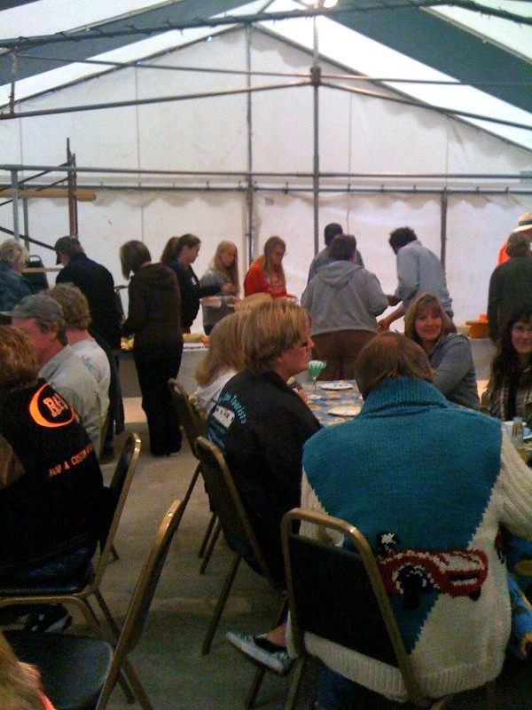 Friday night welcome event; Saturday night potluck