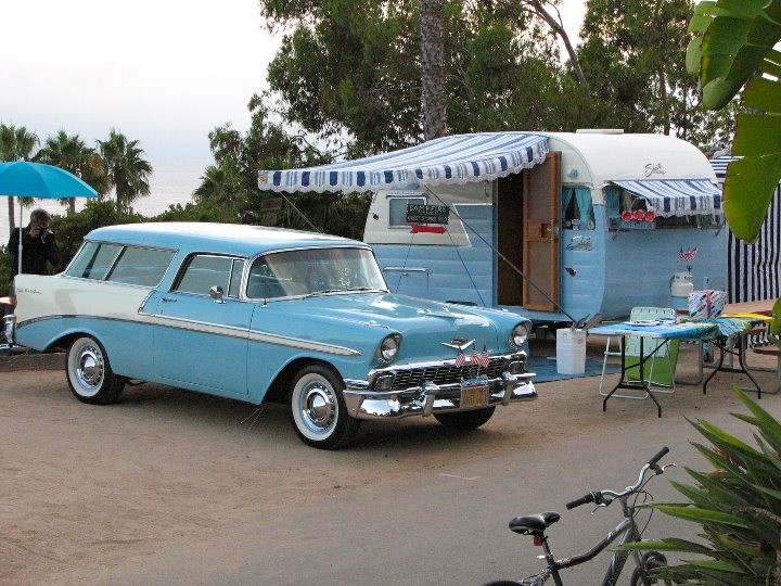 
1956 Shasta
[1956 Chevrolet
 Nomad tow]
David &amp; Karen Jennings
Mission Viejo, California 