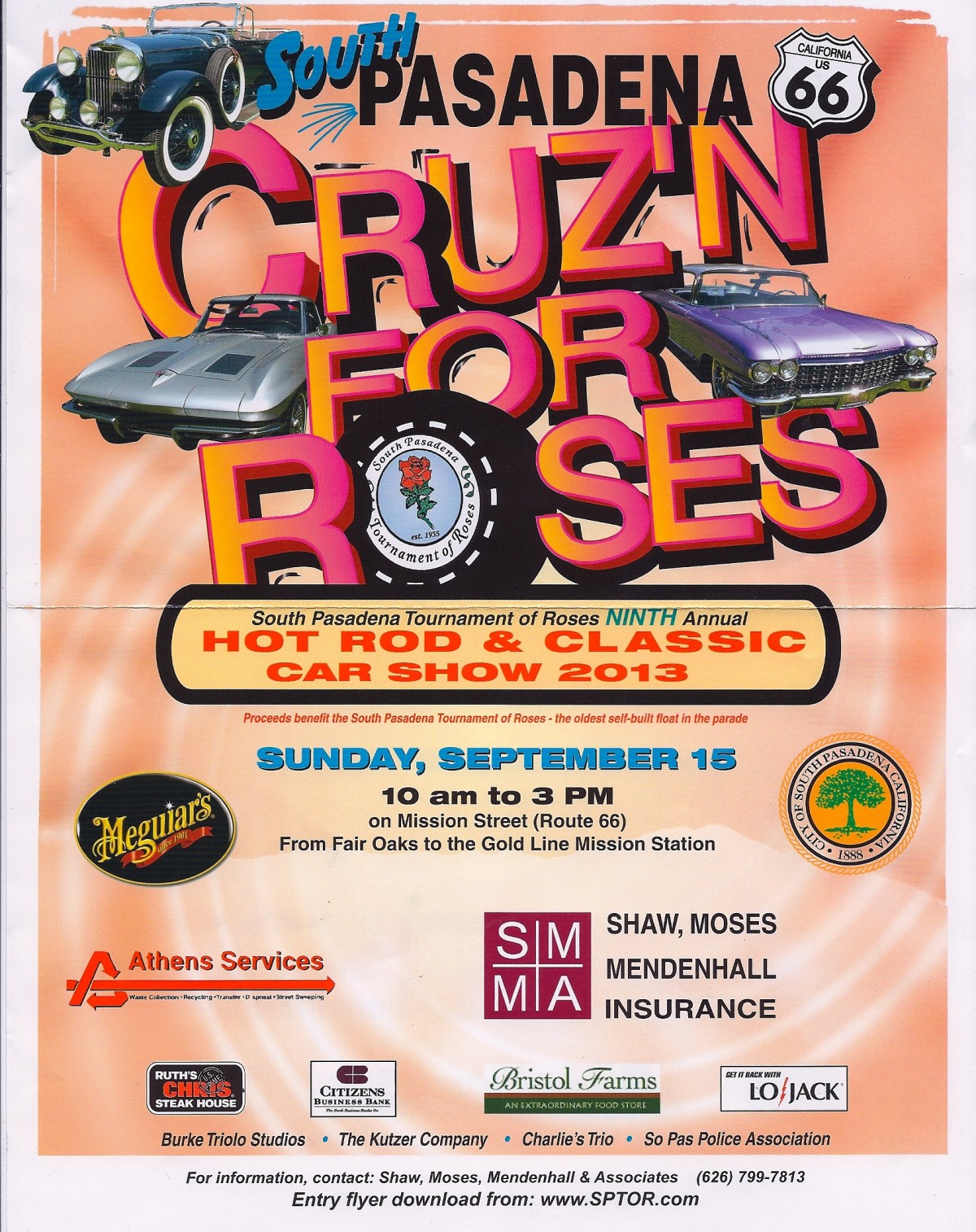 Cruz'n for Roses Classic Car [& vintage trailer] Show 