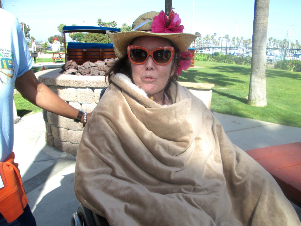Our lovely, honored wagonmaster Cindy Ross