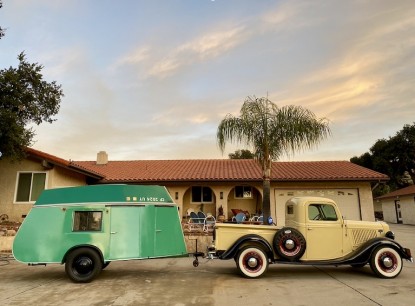 1948 Horner & Thatcher Trailerboat.1936 Ford Truck